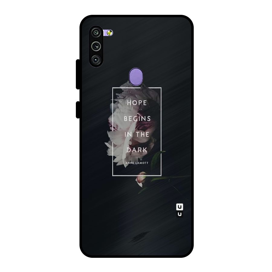 Dark Hope Metal Back Case for Galaxy M11