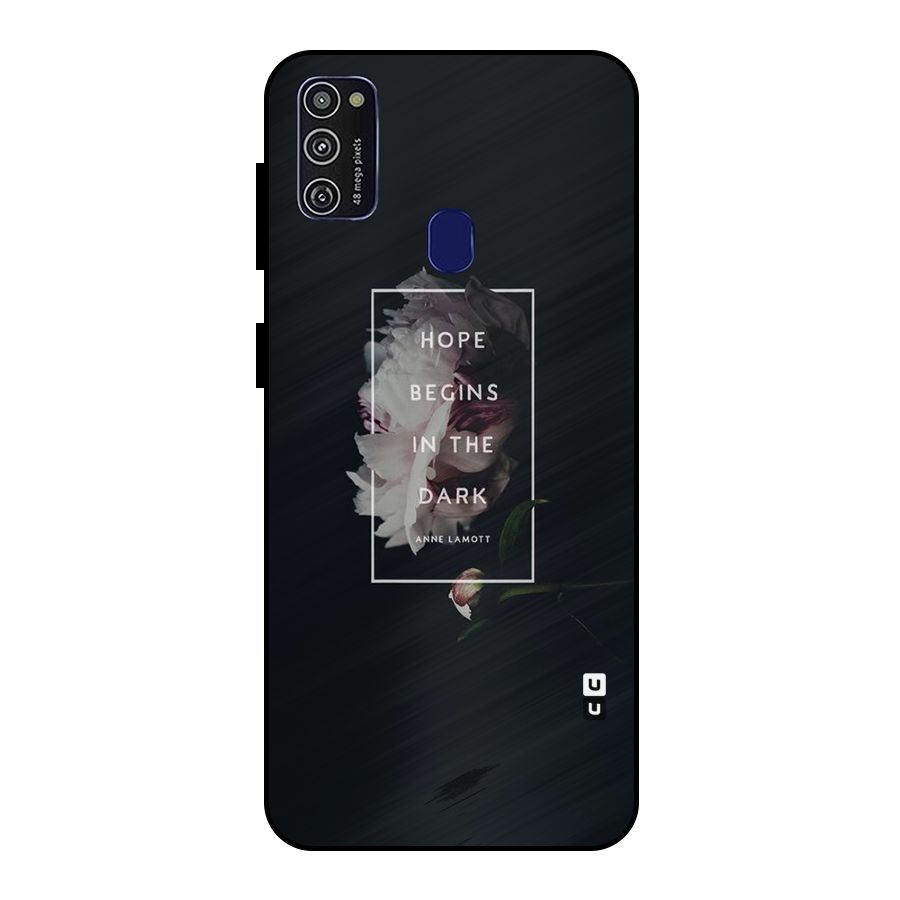 Dark Hope Metal Back Case for Galaxy M30s