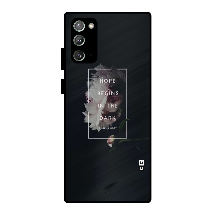 Dark Hope Metal Back Case for Galaxy Note 20