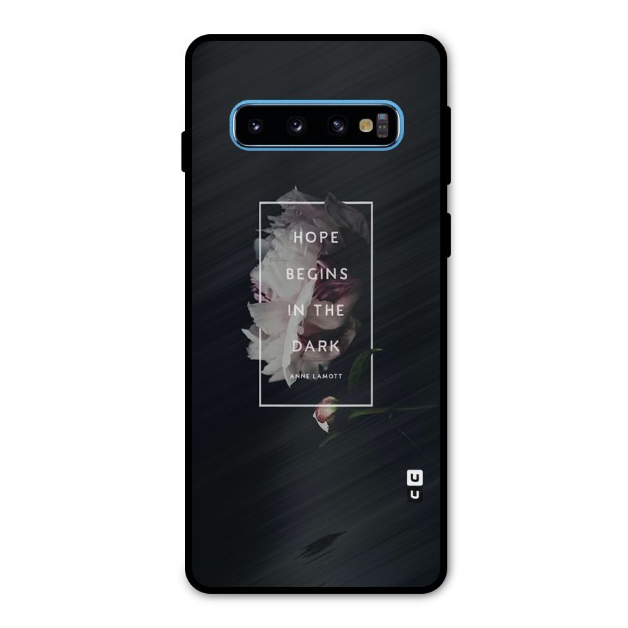 Dark Hope Metal Back Case for Galaxy S10