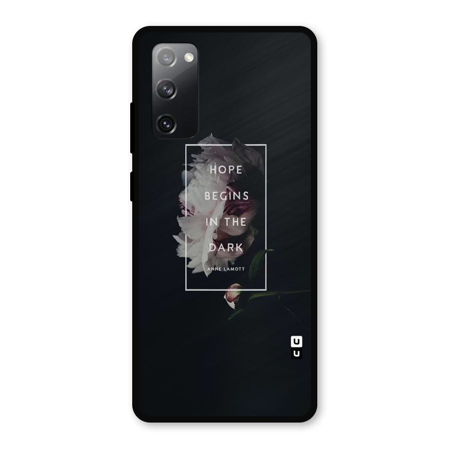 Dark Hope Metal Back Case for Galaxy S20 FE 5G