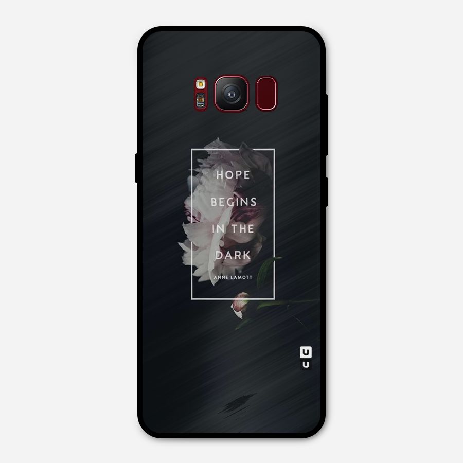 Dark Hope Metal Back Case for Galaxy S8