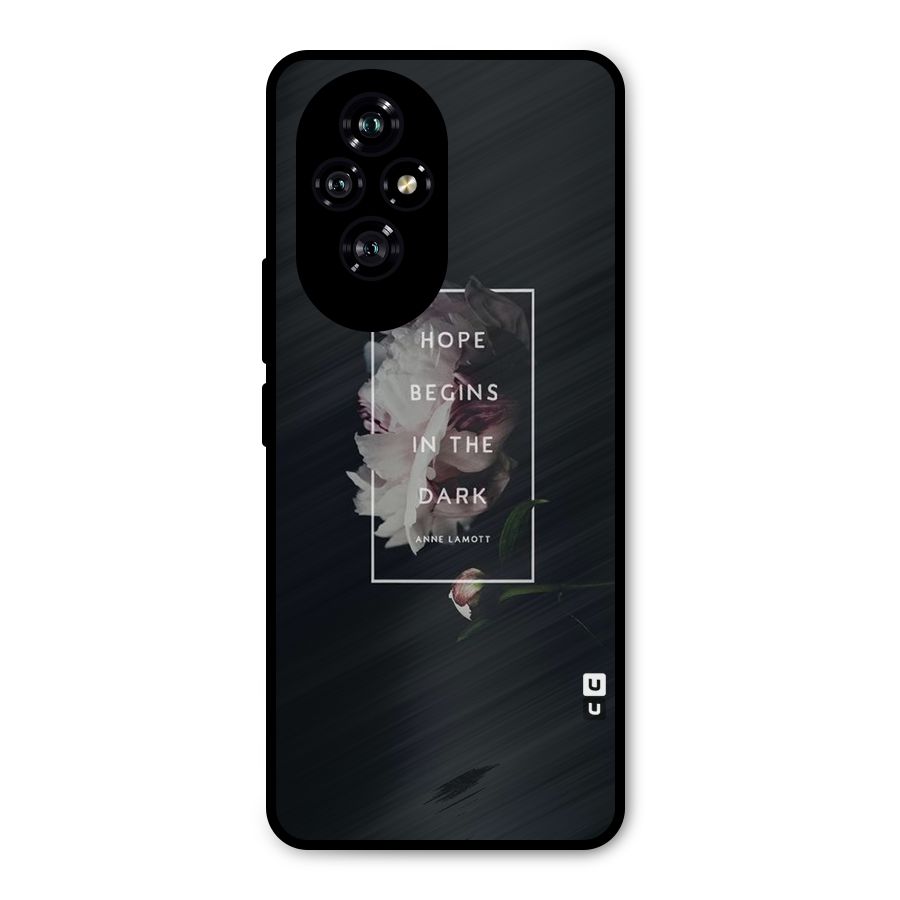 Dark Hope Metal Back Case for Honor 200