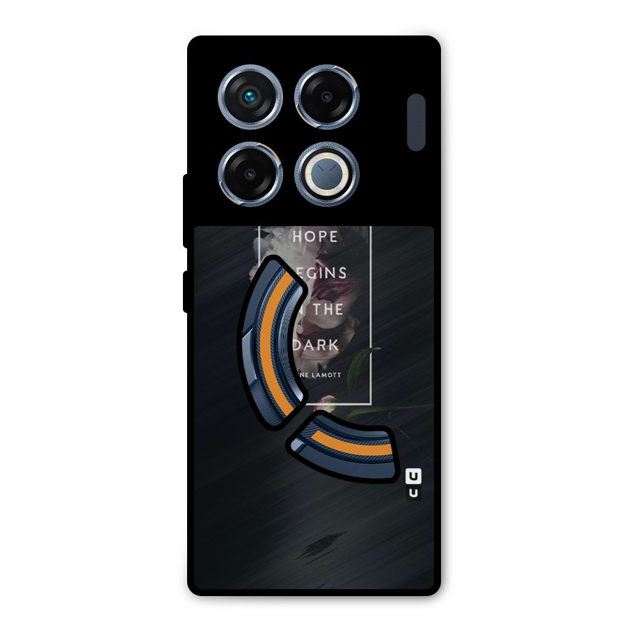 Dark Hope Metal Back Case for Infinix GT 20 Pro