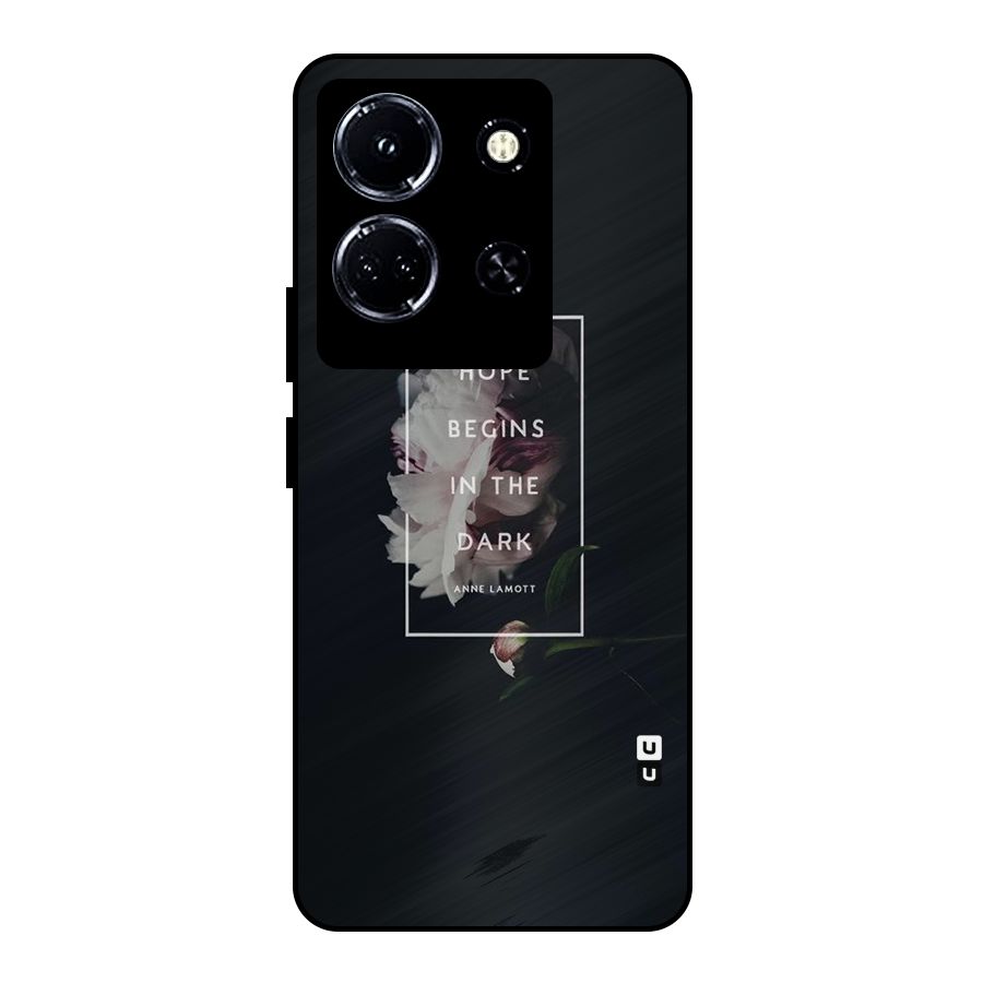 Dark Hope Metal Back Case for Infinix Note 30 5G