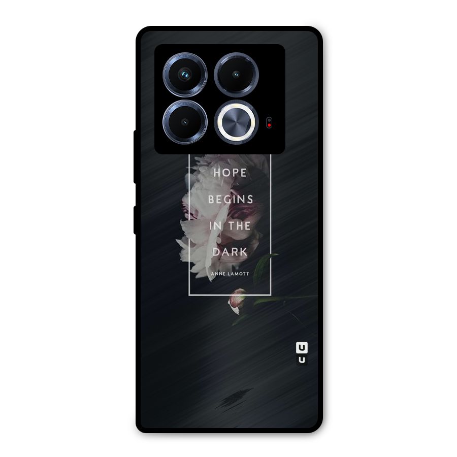 Dark Hope Metal Back Case for Infinix Note 40 5G