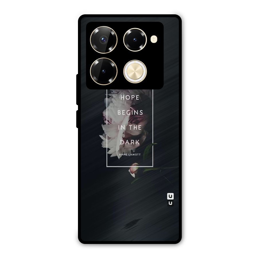 Dark Hope Metal Back Case for Infinix Note 40 Pro
