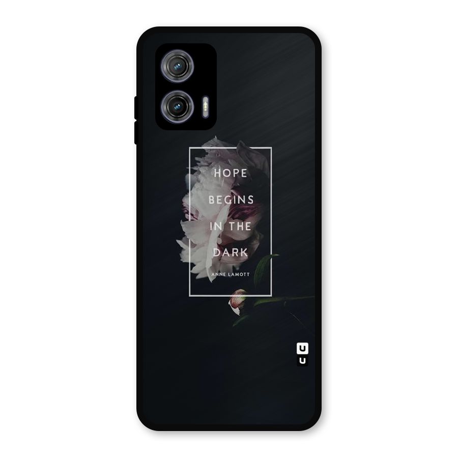 Dark Hope Metal Back Case for Moto G73