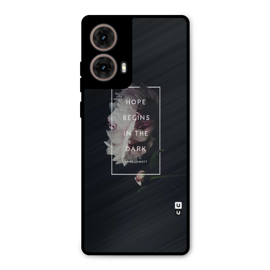Dark Hope Metal Back Case for Moto G85