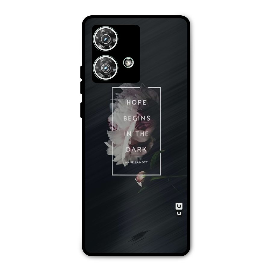 Dark Hope Metal Back Case for Motorola Edge 40 Neo