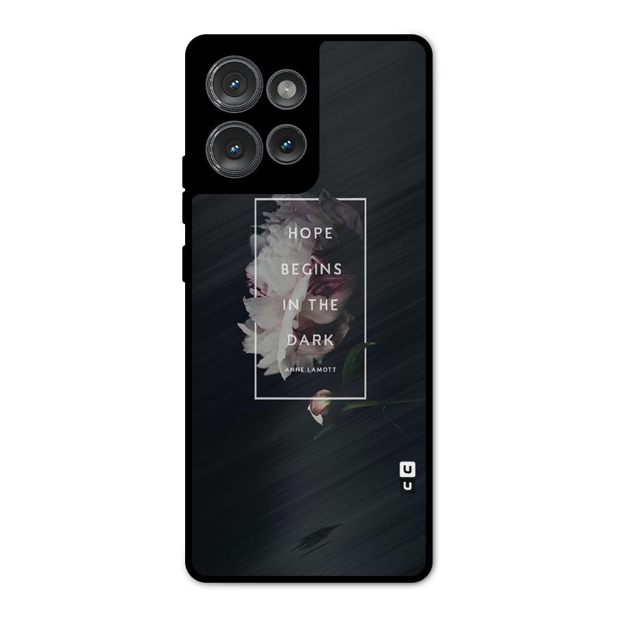 Dark Hope Metal Back Case for Motorola Edge 50