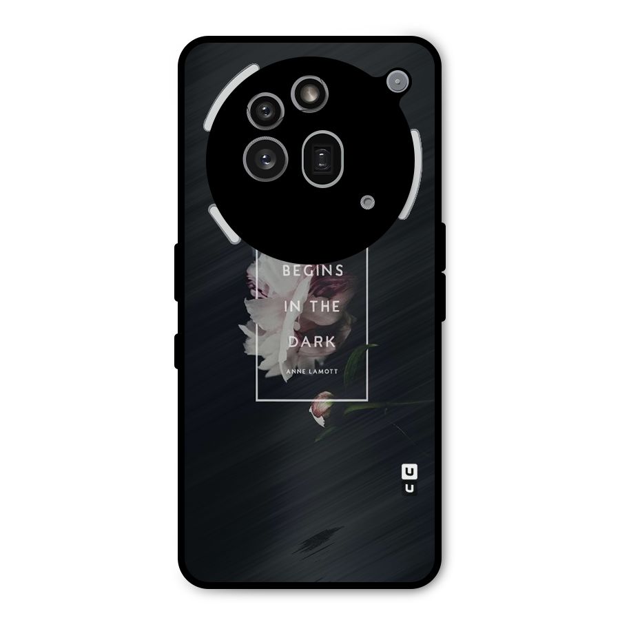 Dark Hope Metal Back Case for Nothing Phone 3a Pro