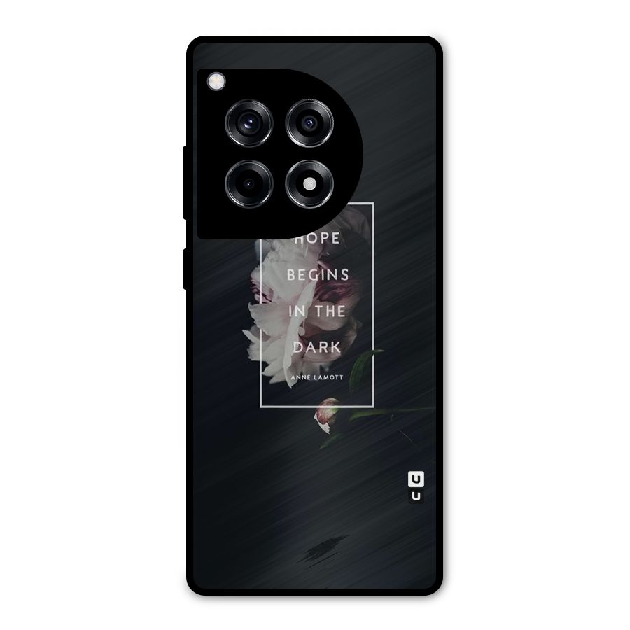 Dark Hope Metal Back Case for OnePlus 12R