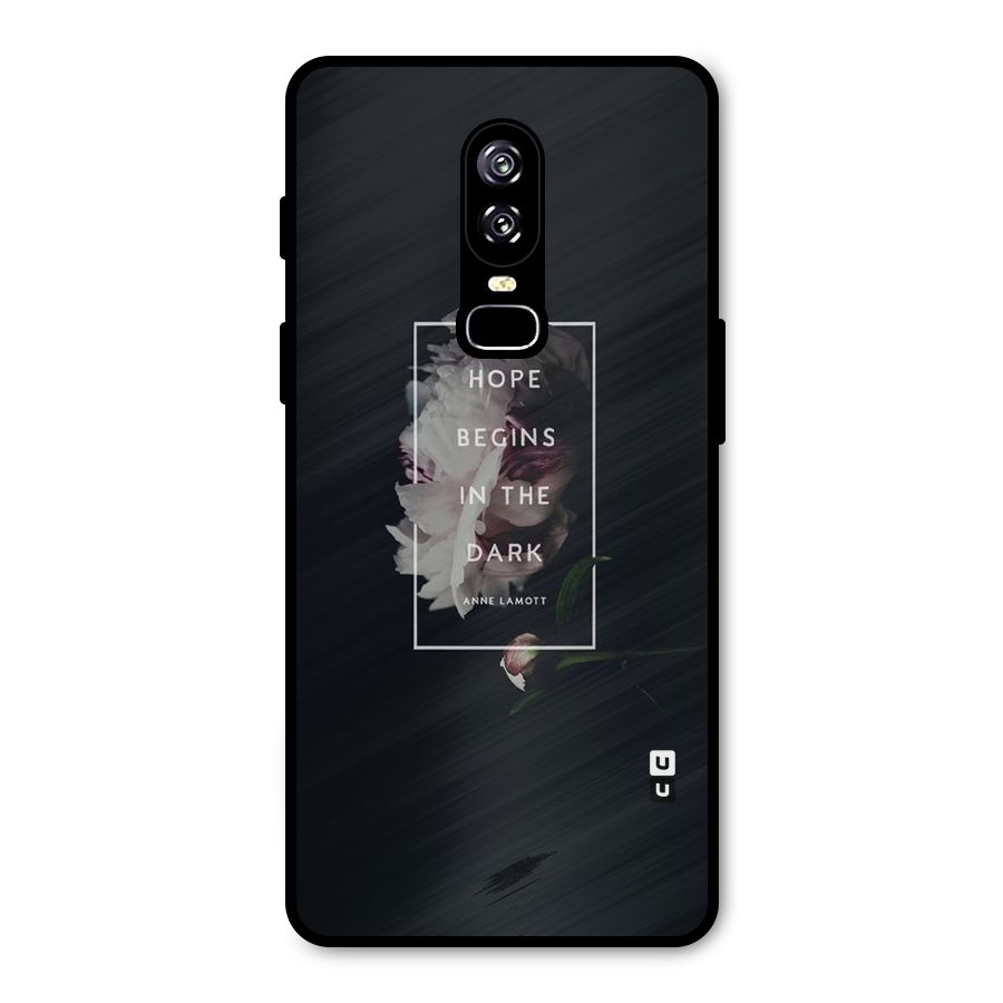 Dark Hope Metal Back Case for OnePlus 6
