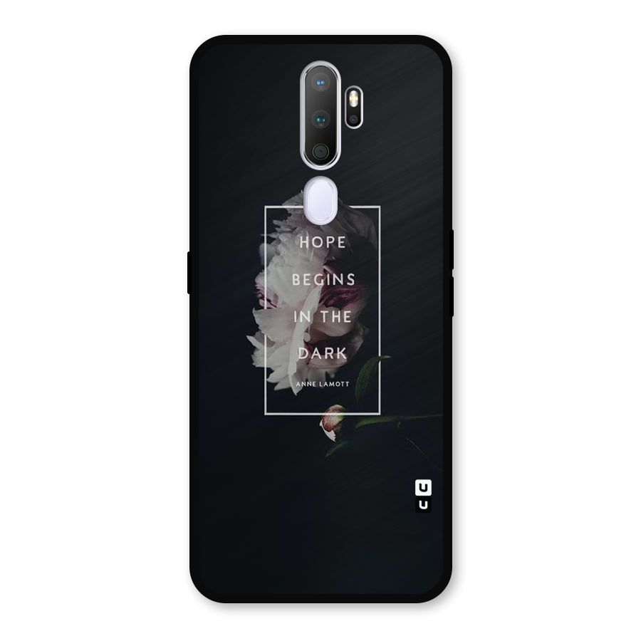 Dark Hope Metal Back Case for Oppo A9 (2020)