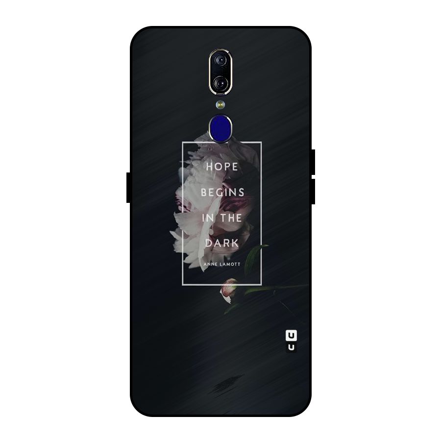 Dark Hope Metal Back Case for Oppo F11