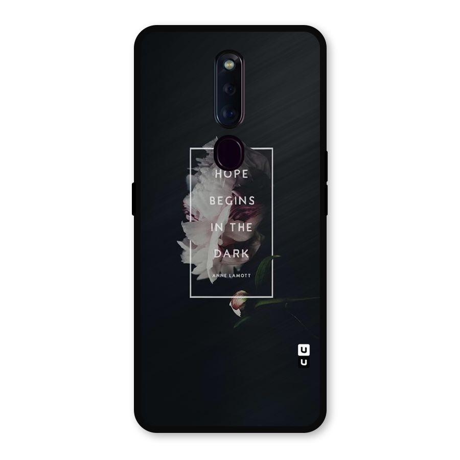 Dark Hope Metal Back Case for Oppo F11 Pro