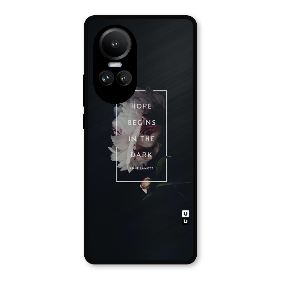 Dark Hope Metal Back Case for Oppo Reno10 Pro