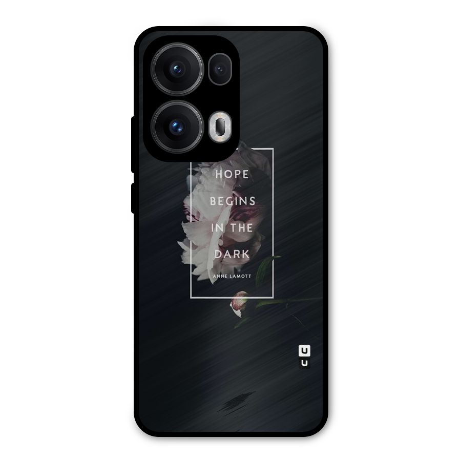 Dark Hope Metal Back Case for Oppo Reno13 Pro