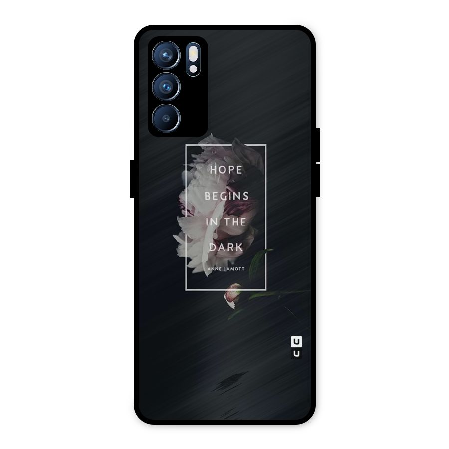 Dark Hope Metal Back Case for Oppo Reno6 5G