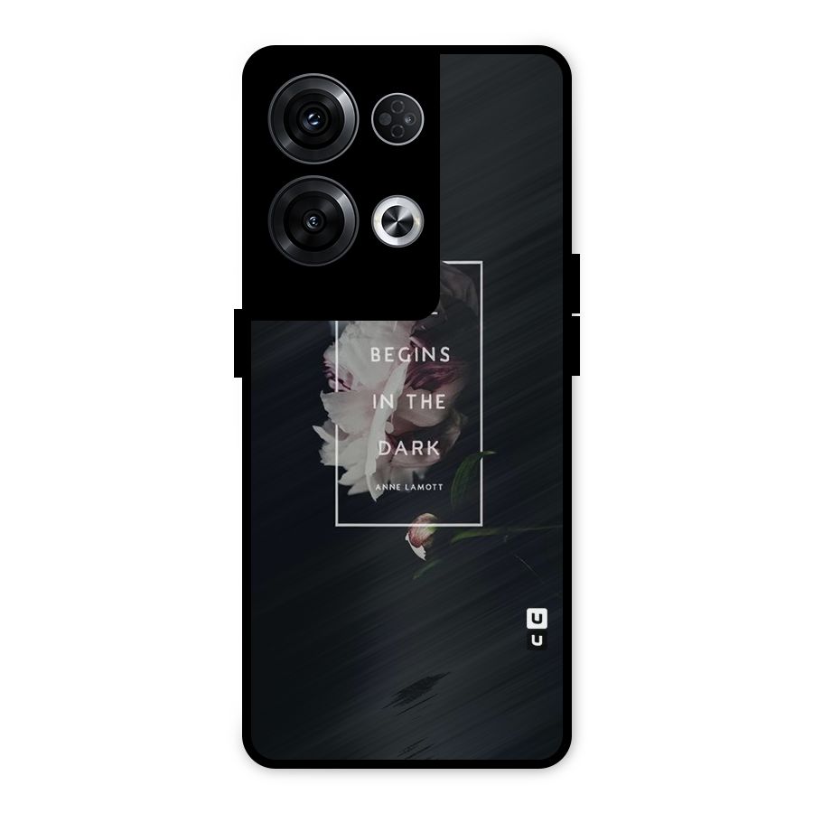 Dark Hope Metal Back Case for Oppo Reno8 Pro 5G