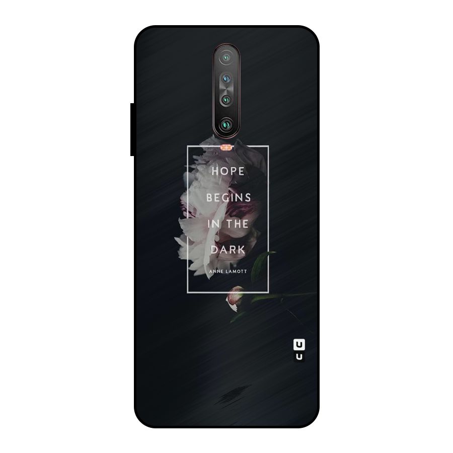 Dark Hope Metal Back Case for Poco X2
