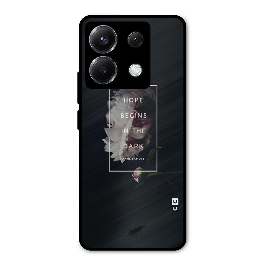 Dark Hope Metal Back Case for Poco X6