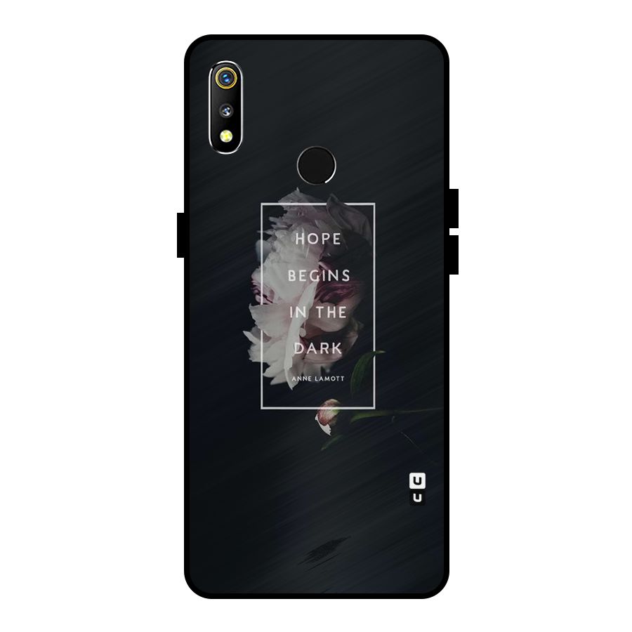 Dark Hope Metal Back Case for Realme 3