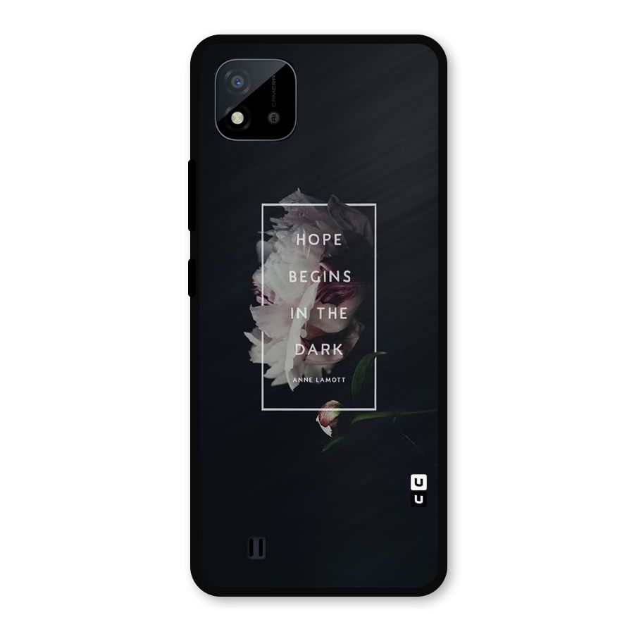 Dark Hope Metal Back Case for Realme C11 2021