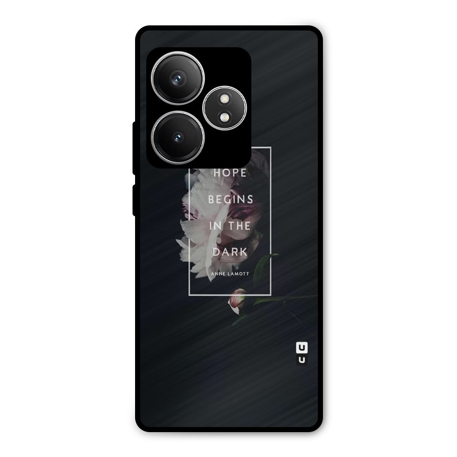 Dark Hope Metal Back Case for Realme GT 6T