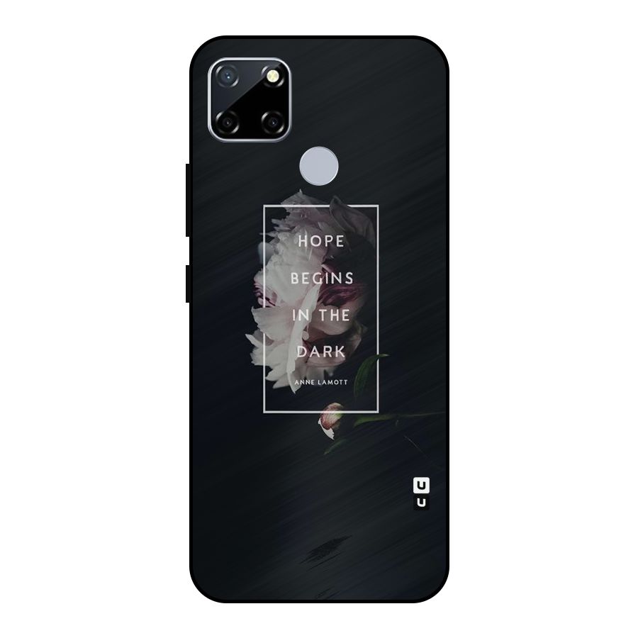 Dark Hope Metal Back Case for Realme Narzo 20