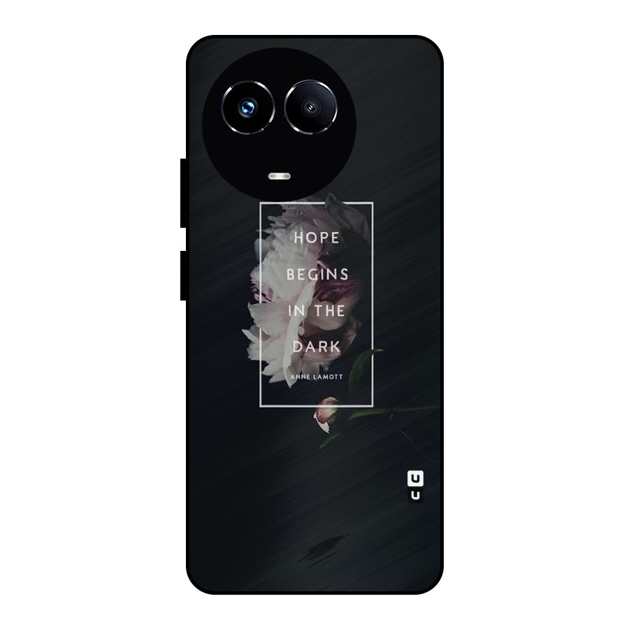 Dark Hope Metal Back Case for Realme Narzo 60X