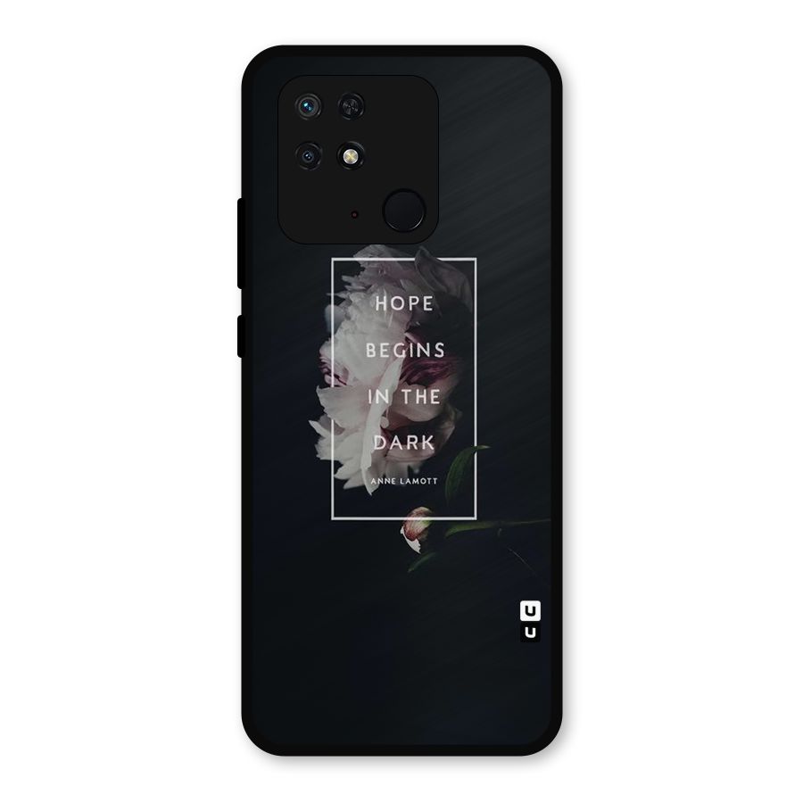 Dark Hope Metal Back Case for Redmi 10 Power