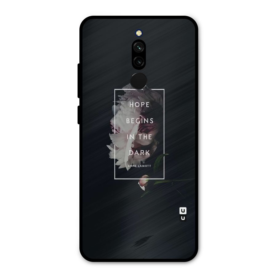 Dark Hope Metal Back Case for Redmi 8