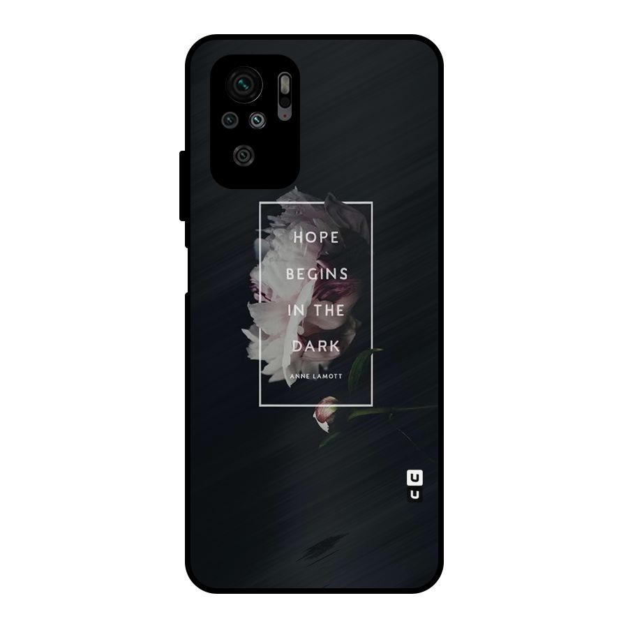 Dark Hope Metal Back Case for Redmi Note 10S