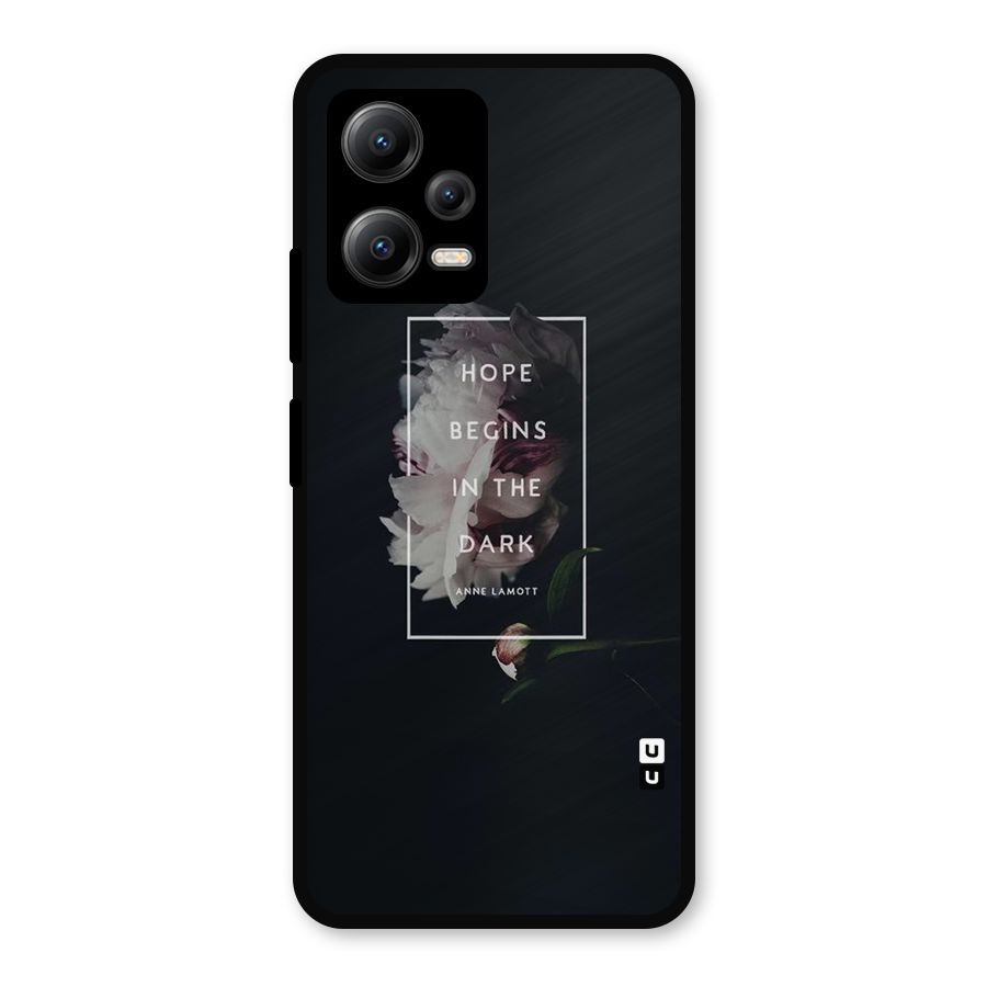 Dark Hope Metal Back Case for Redmi Note 12 5G