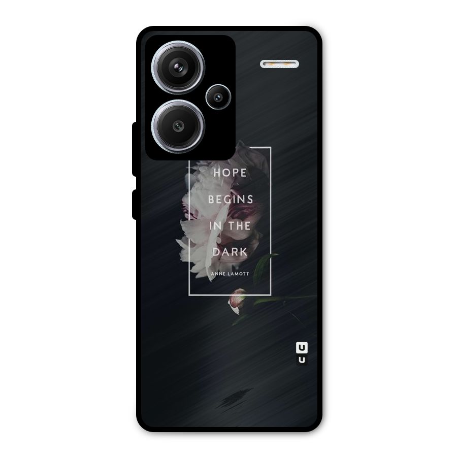 Dark Hope Metal Back Case for Redmi Note 13 Pro Plus