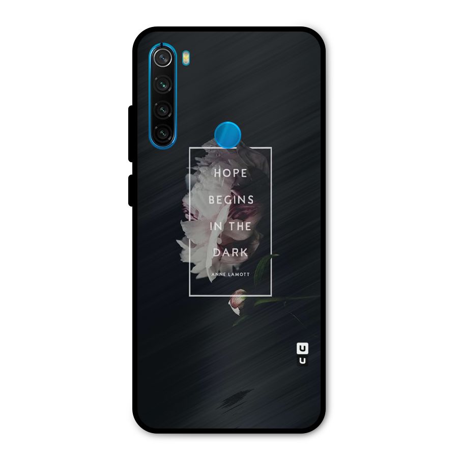 Dark Hope Metal Back Case for Redmi Note 8