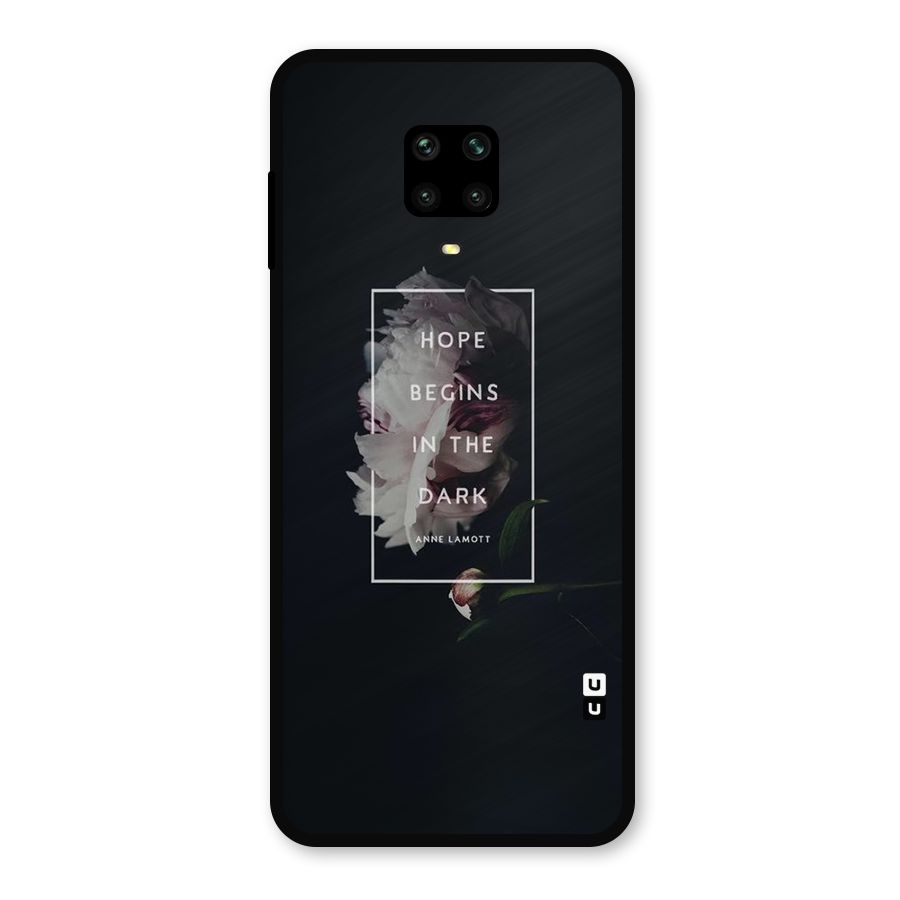 Dark Hope Metal Back Case for Redmi Note 9 Pro Max