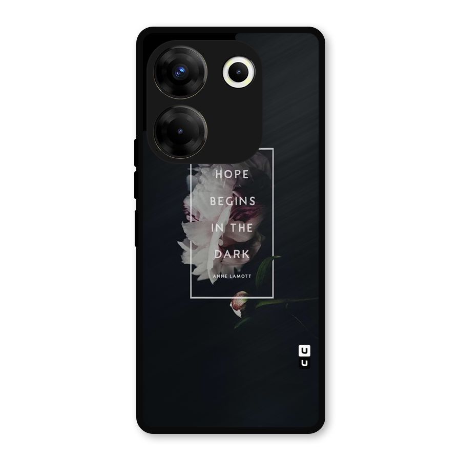 Dark Hope Metal Back Case for Tecno Camon 20