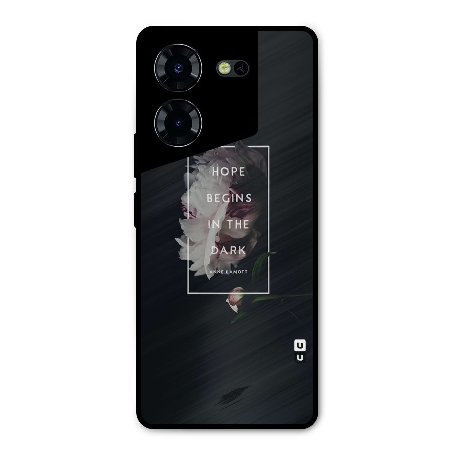 Dark Hope Metal Back Case for Tecno Pova 5 Pro 5G