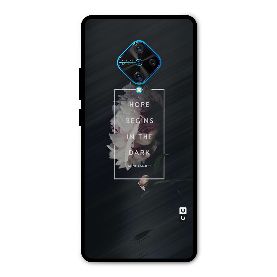 Dark Hope Metal Back Case for Vivo S1 Pro