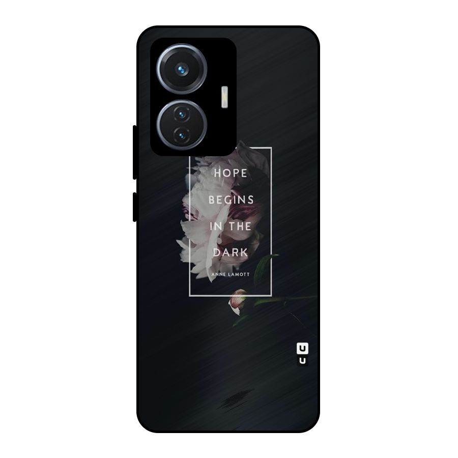 Dark Hope Metal Back Case for Vivo T1 44W