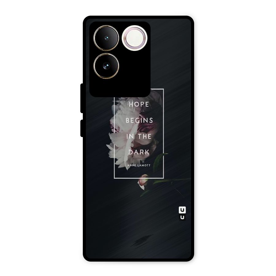 Dark Hope Metal Back Case for Vivo T2 Pro