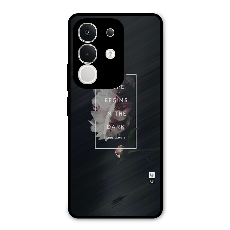 Dark Hope Metal Back Case for Vivo T4x