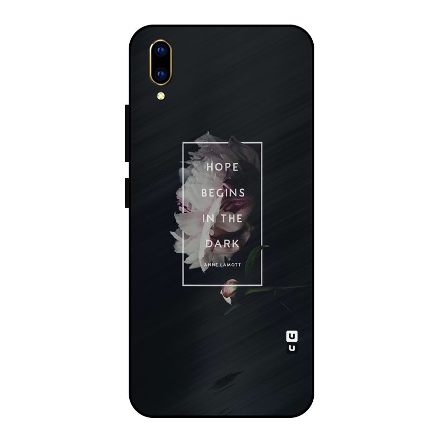 Dark Hope Metal Back Case for Vivo V11 Pro