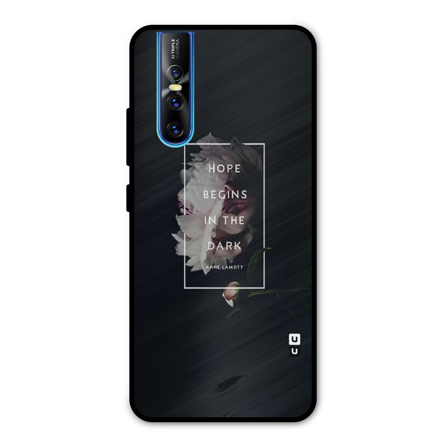 Dark Hope Metal Back Case for Vivo V15 Pro