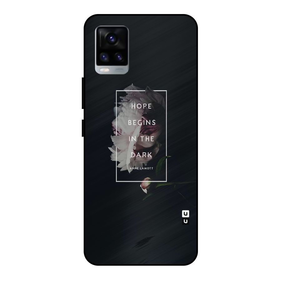 Dark Hope Metal Back Case for Vivo V20 2021