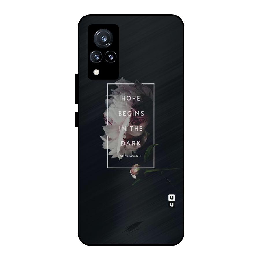 Dark Hope Metal Back Case for Vivo V21 5G