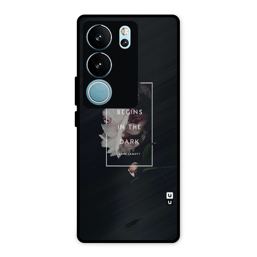 Dark Hope Metal Back Case for Vivo V29